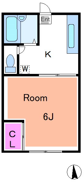 宮内サンハイツ西新井B棟 間取り図