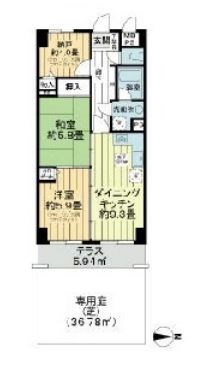 ライオンズステーションプラザ北綾瀬 間取り図