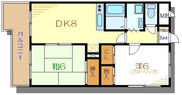 エスポワール篠崎2 間取り