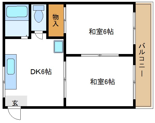 サンシャインハイツ  間取り