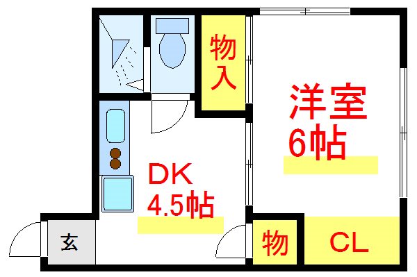 コーポヒトミ 間取り図