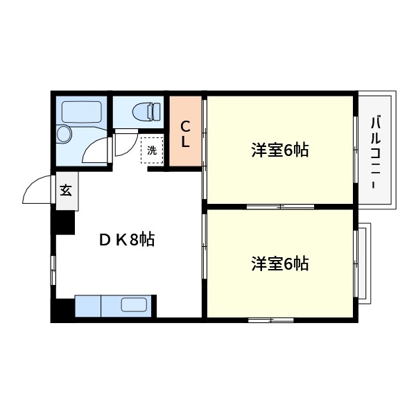 サンシャレイ松江 間取り図