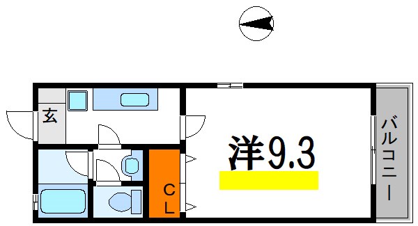 マイハウスⅢ  間取り