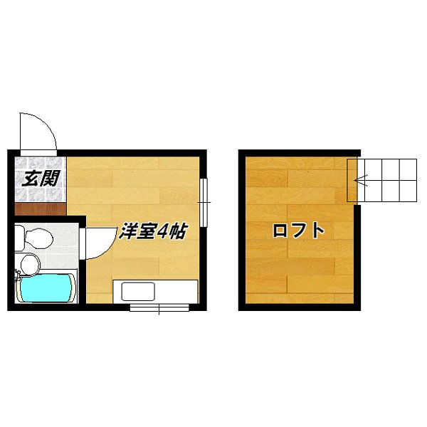 フラワーハイツ    103号室 間取り