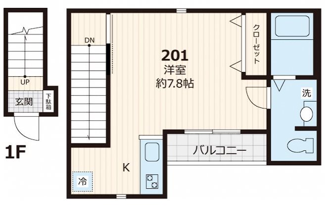 エグザ 間取り図