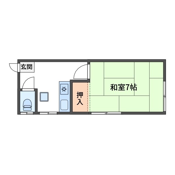 藤田荘  間取り図