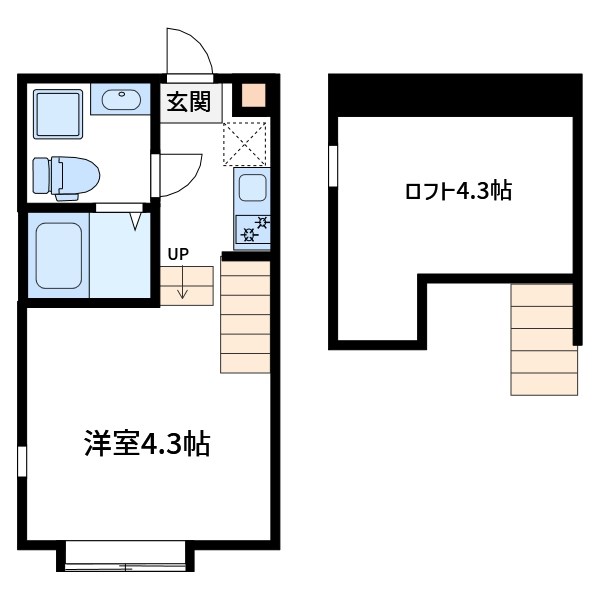 エアル北小岩 間取り