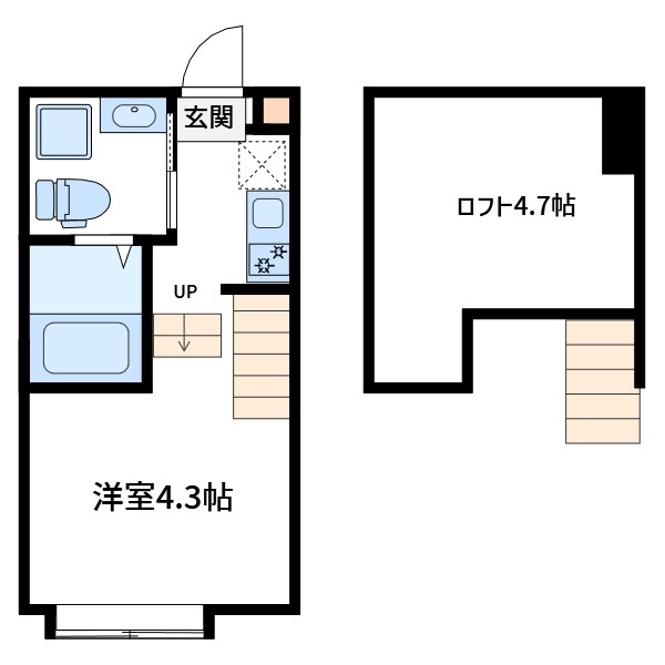 エアル北小岩 間取り