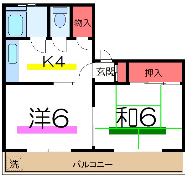 高木ビル   間取り図