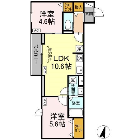 グラナーデ西瑞江 間取り図