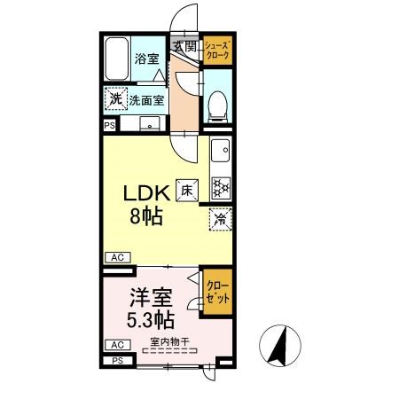 グラナーデ西瑞江 間取り図