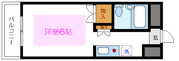 シャンブル亀戸  間取り