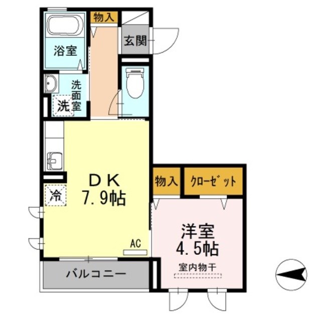 ルミウス北千住 間取り図