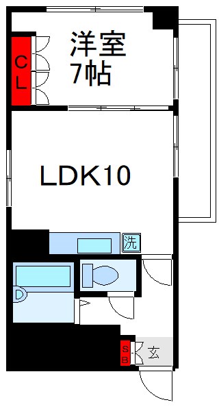 メゾンキィーズ   間取り図