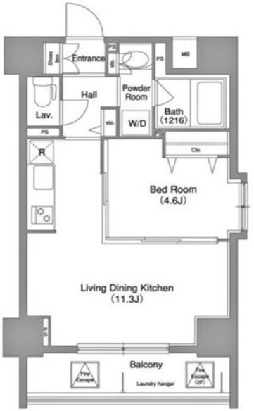 コンフォリア町屋 間取り図