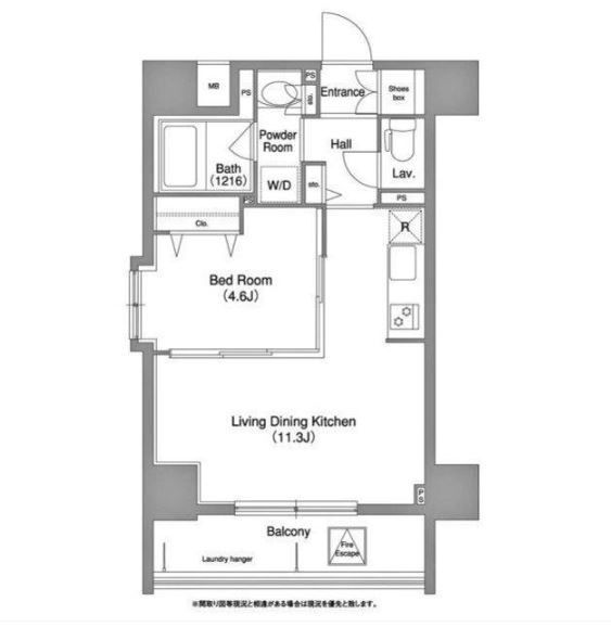 コンフォリア町屋 間取り図