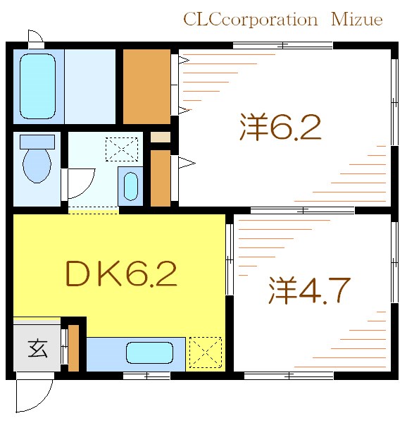 アバンティーニＡ棟 間取り図