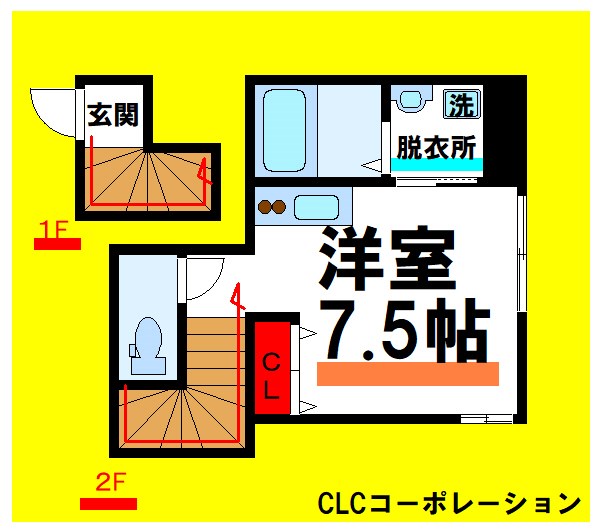 ALLEY　HAUS 間取り図