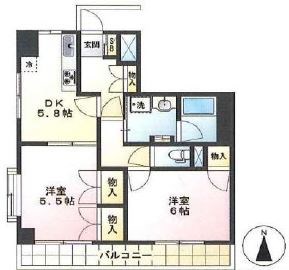 バトラーM  間取り