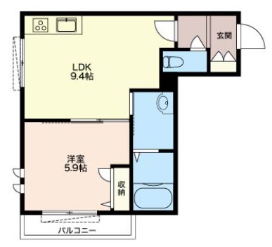 メゾンソレイユ 間取り図