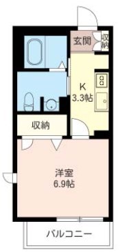 アビタシオン新大橋 間取り図