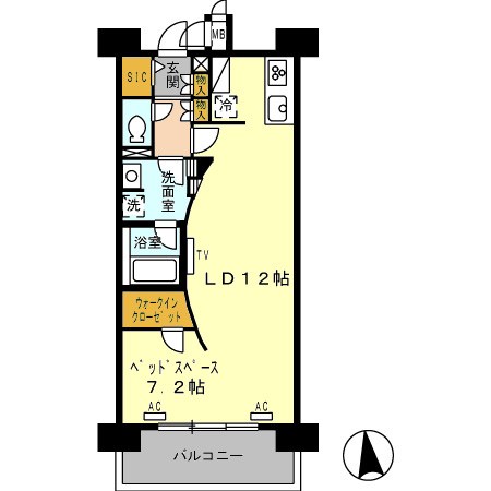 ロイヤルパークス西新井 間取り図