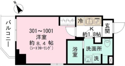 ルシェロ平井 間取り図