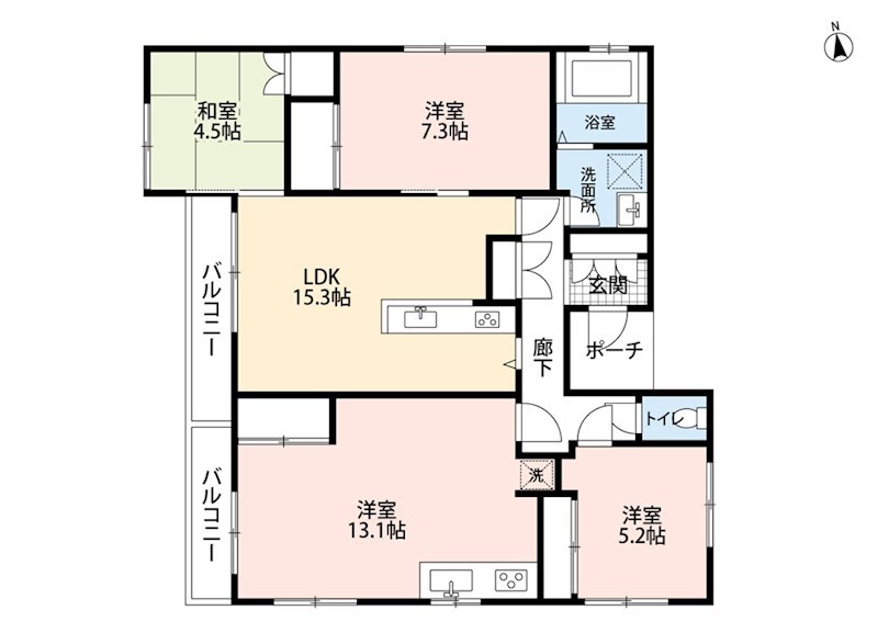 casa de rosa 間取り