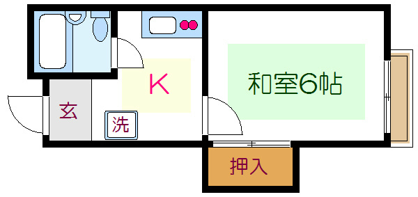 宮本ハイツ 間取り図