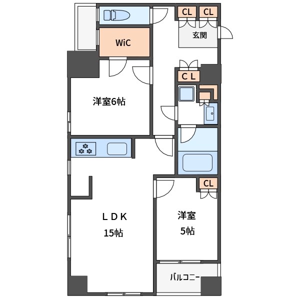 レジディア文京千石Ⅱ   間取り図