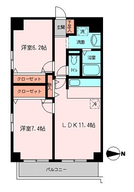 ドゥエル木場公園 間取り図