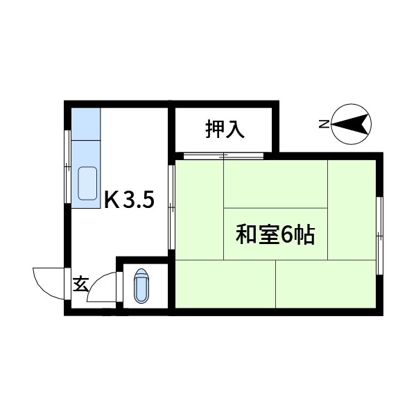 松江荘 間取り図