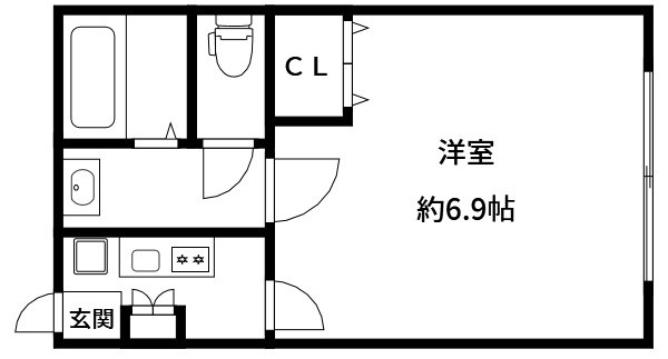 KAresidence西日暮里 間取り図