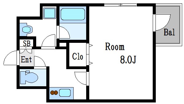 アビタ住吉  間取り図