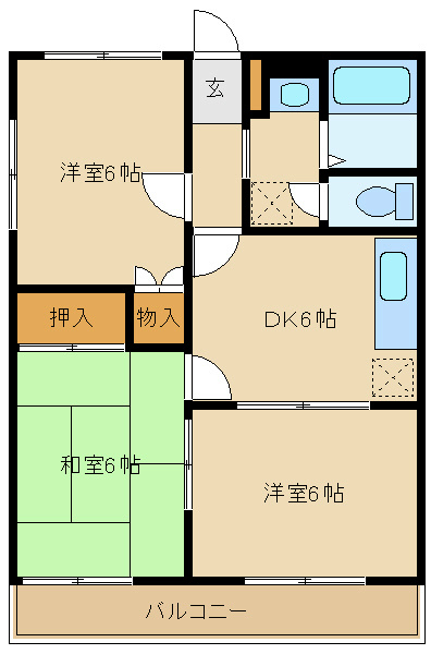 スリーゼＫＴ    間取り図