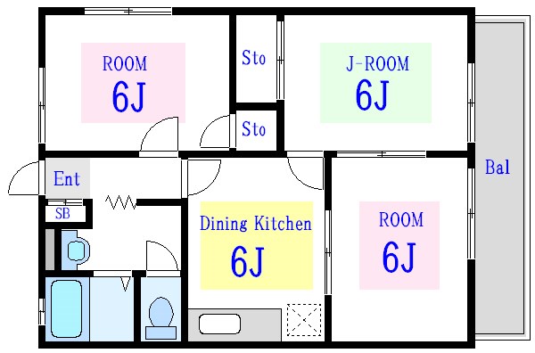 スリーゼＫＴ    間取り図