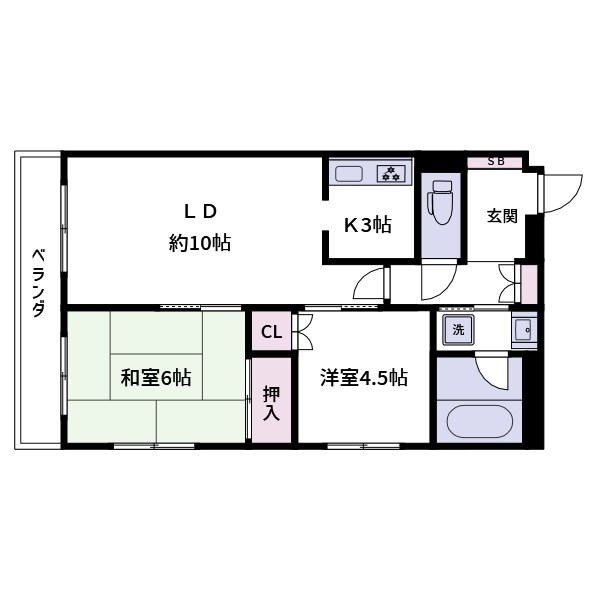 ドゥエ・カスティーロ 間取り図