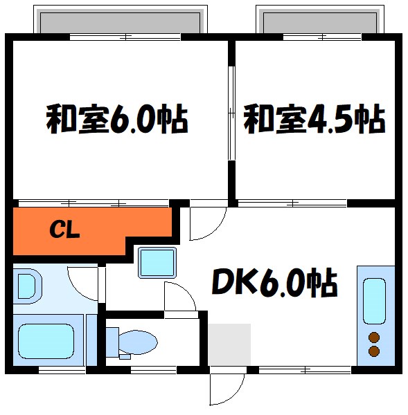 フローラハイツ 間取り図