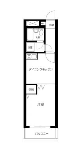 パーソネージュ西大島  間取り