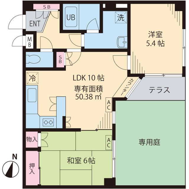 ヴィラ・フォンターナ 間取り図