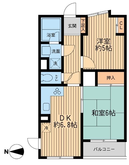 グリーンヒルズ飛鳥山 間取り