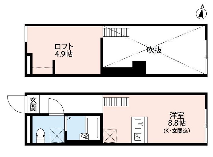 Belle　Sweet 江戸川 間取り