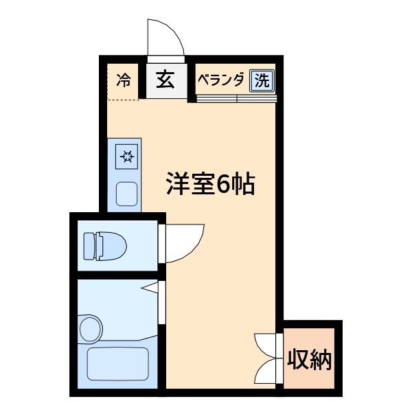 K・apartment 間取り図