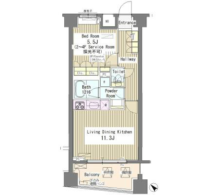 グレースレジデンス東京  間取り図