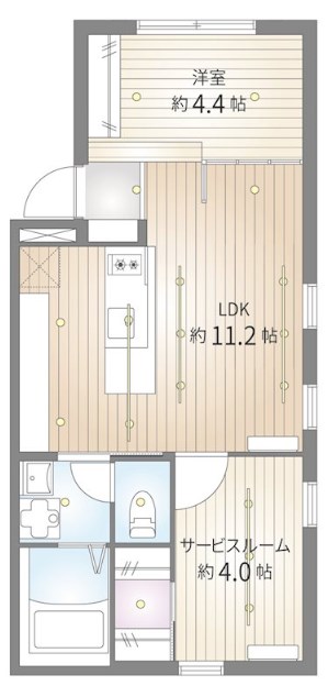 サクラスプリング清澄白河 間取り図