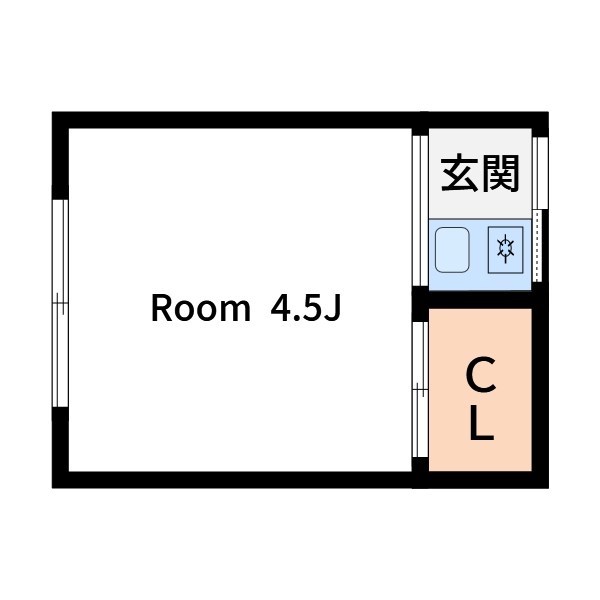 花の木荘   間取り