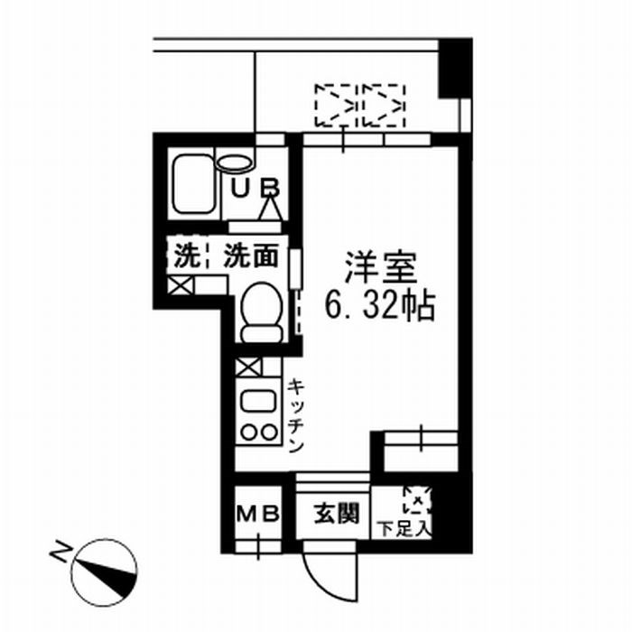 レジディア三越前 間取り図