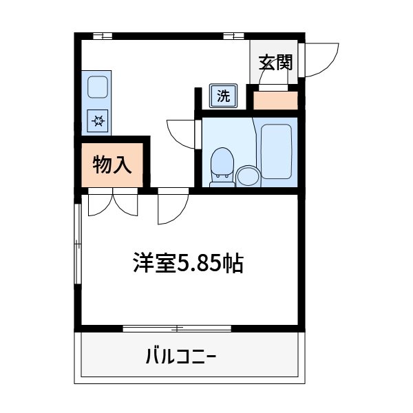 サンウッドヤマシタ  間取り図