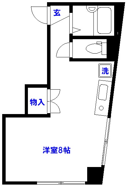 スウィートヴィレッジ三ノ輪 間取り図