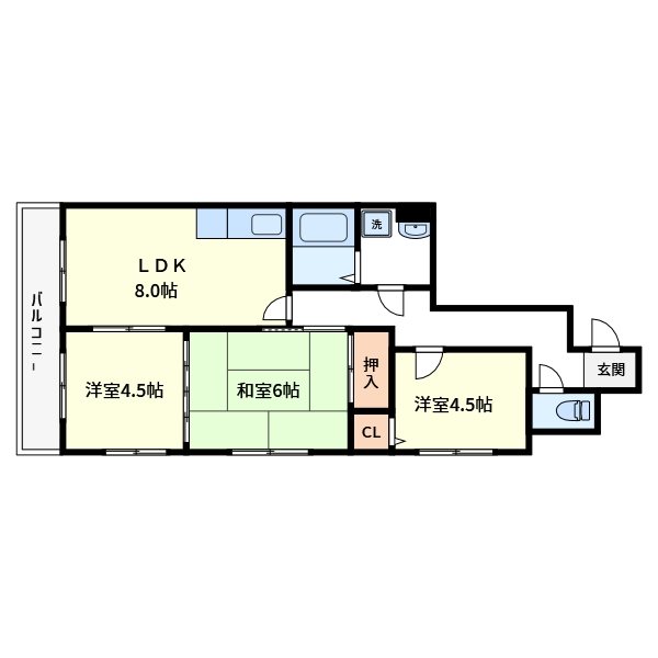 TOMIKURA　Ⅹ 間取り図